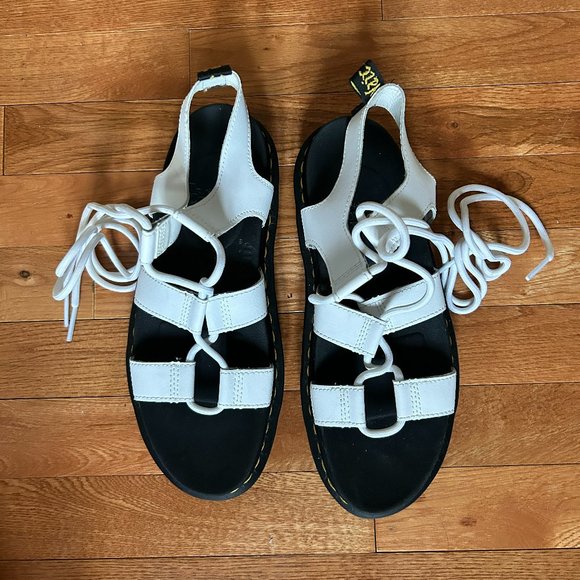 Dr. Martens White Gladiator Sandals - Picture 3 of 5
